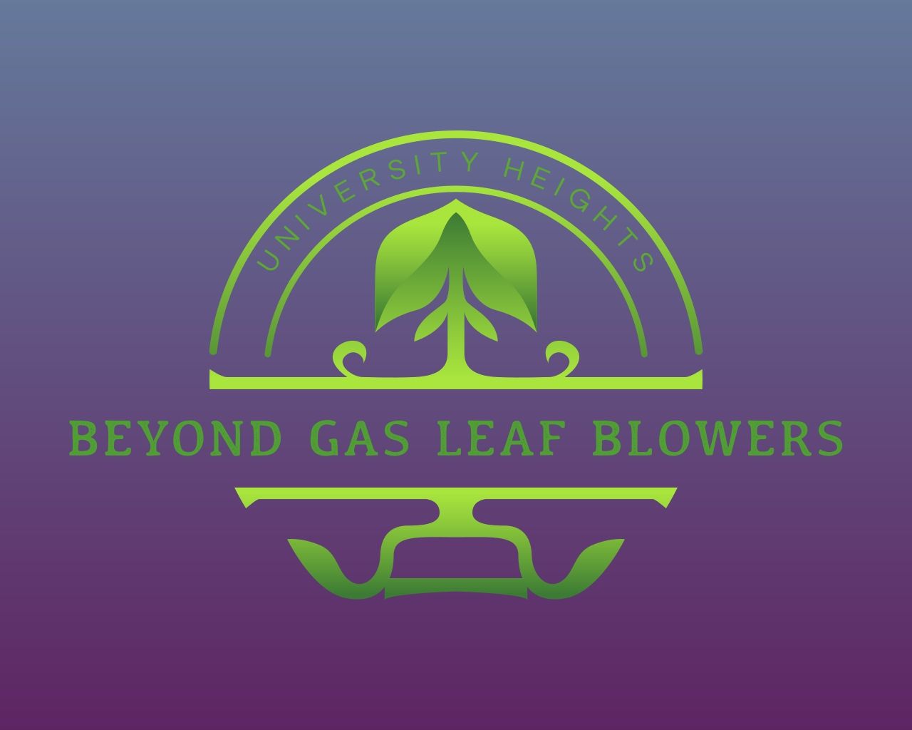 University Heights — Beyond Gas Leaf Blowers